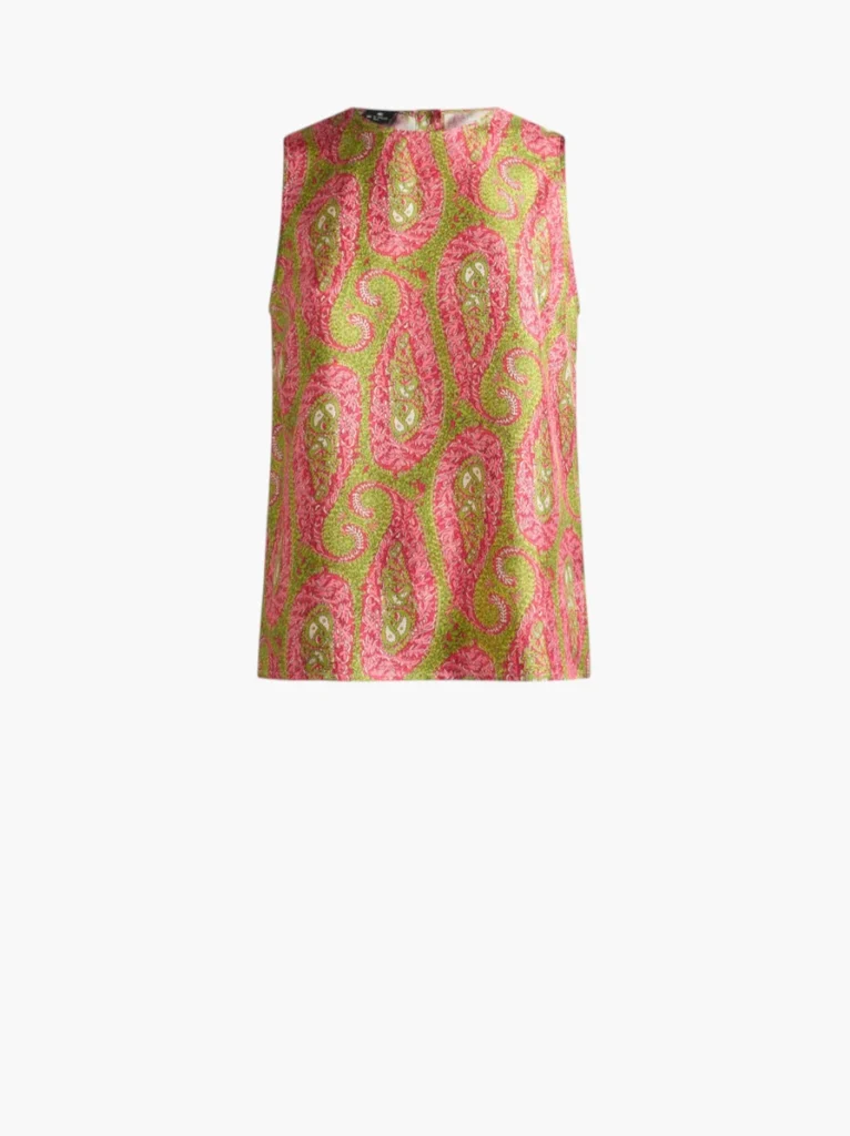 ETRO Women's Tank Top With Side Vents