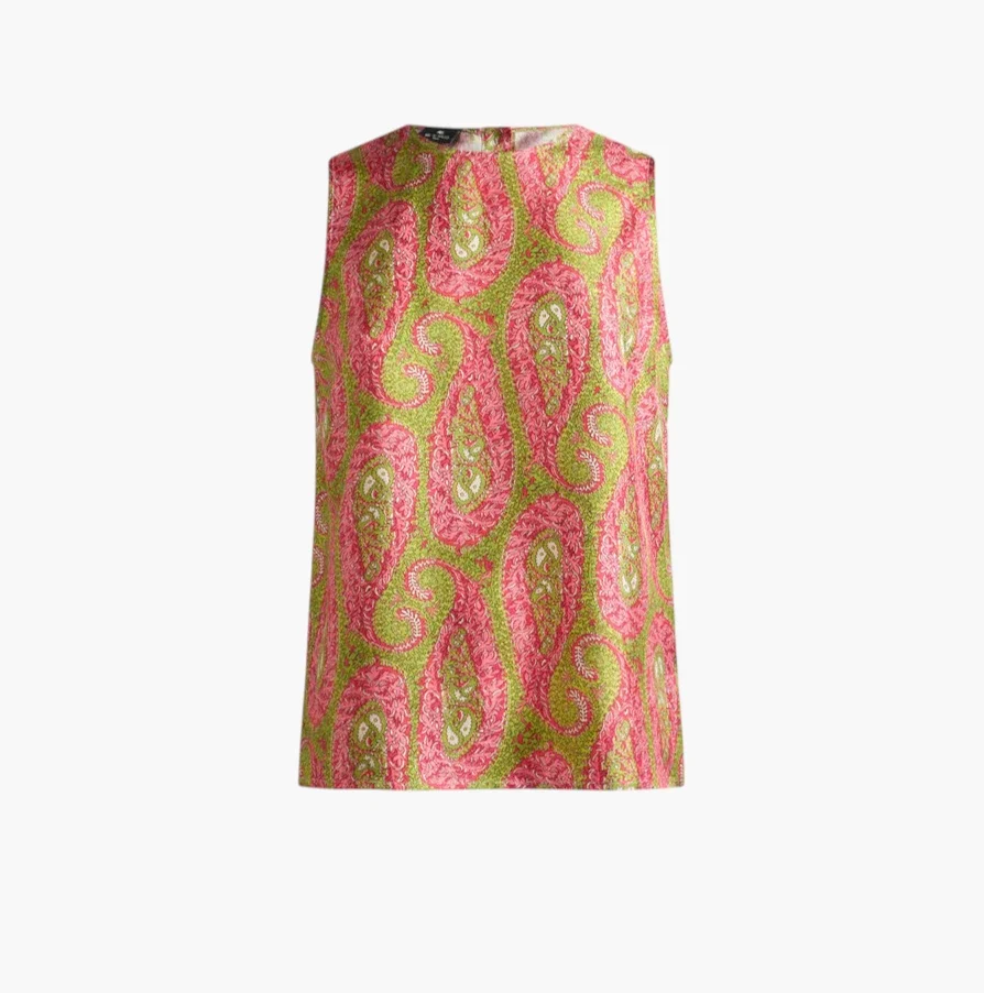 ETRO Women's Tank Top With Side Vents