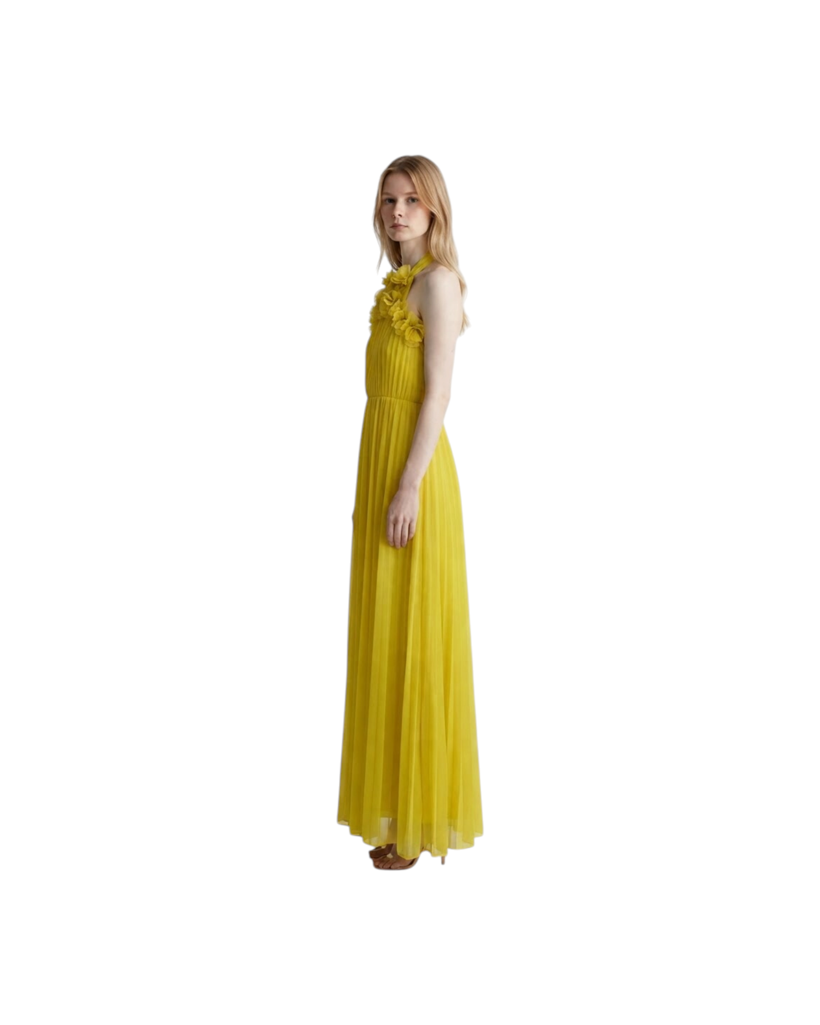 PATBO HAND-EMBROIDERED 3D FLOWER GOWN MODEL