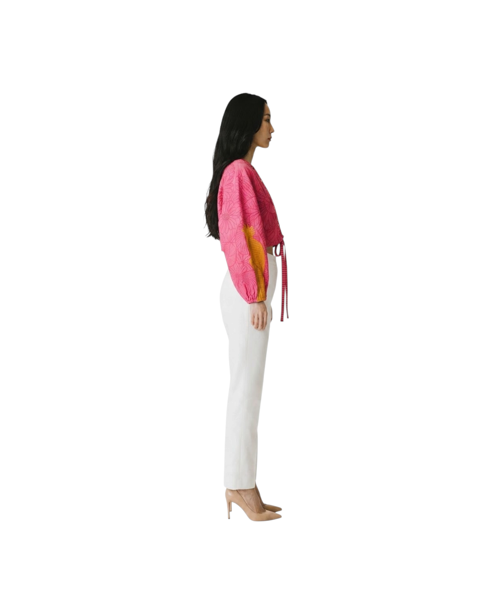 FARM RIO USIACURI MULTICOLOR EYELET BLOUSE-USIACURI MULTICOLOR MODEL