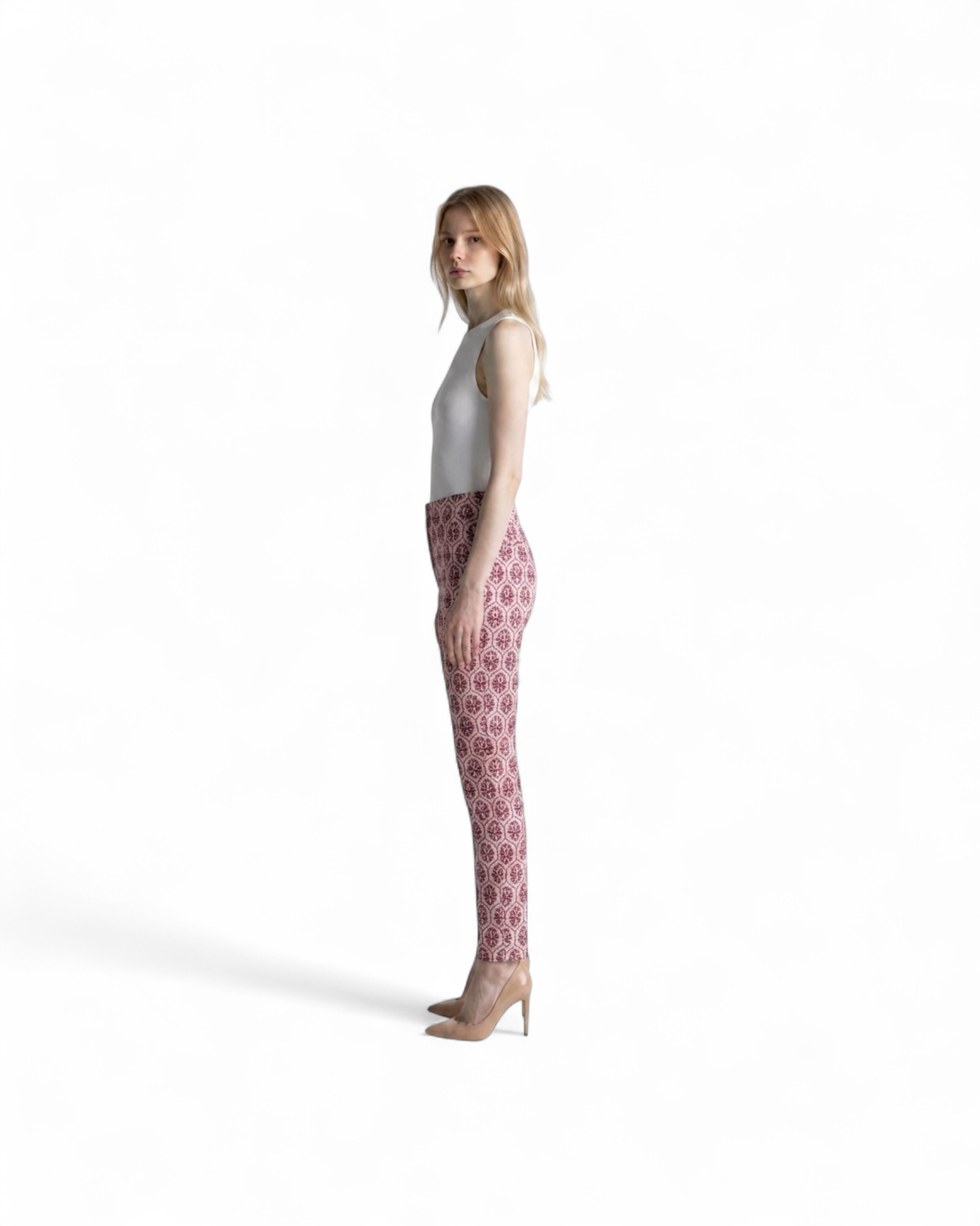 RAFFAELA D'ANGELO PANTALONE STAMPA MICRO MODEL