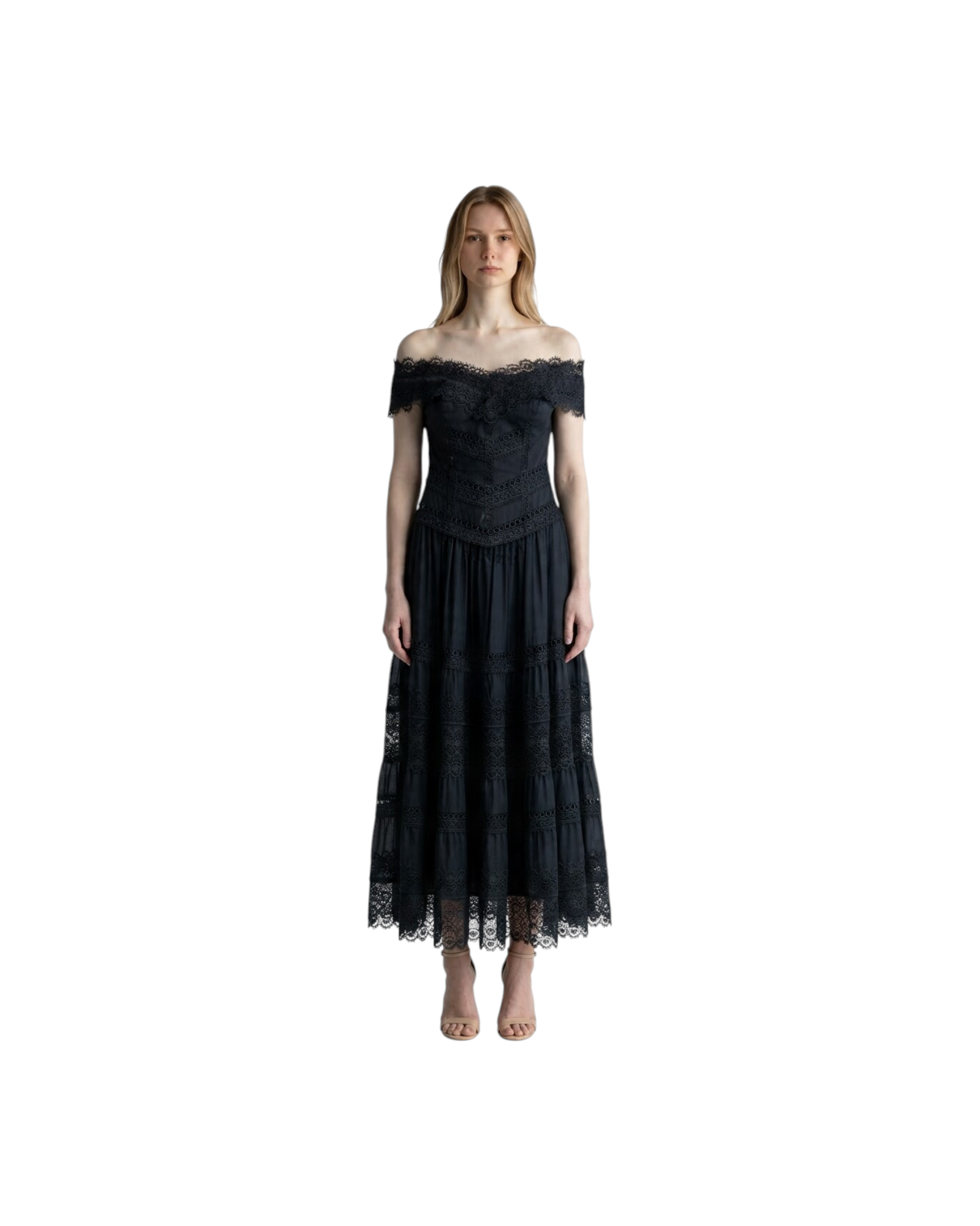 CHARO RUIZ Long Dress Amaira MODEL