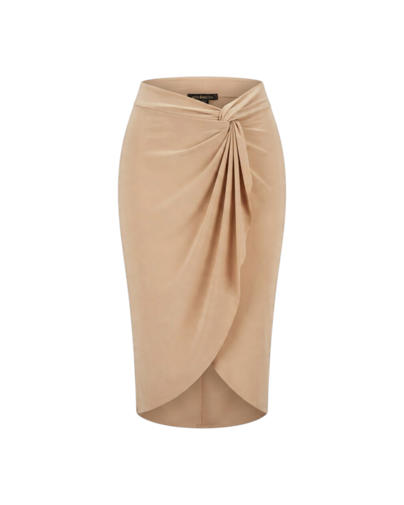 MISS BIKINI LONGUETTE SKIRT WITH KNOT