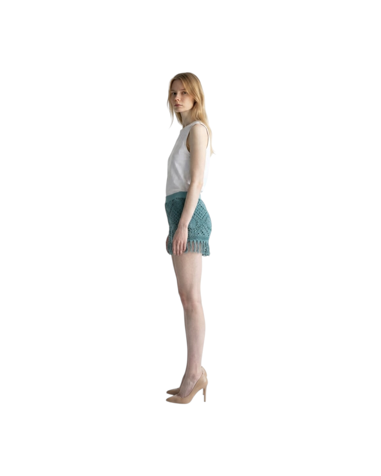 RAFFAELA D'ANGELO SHORT CROCHET MODEL