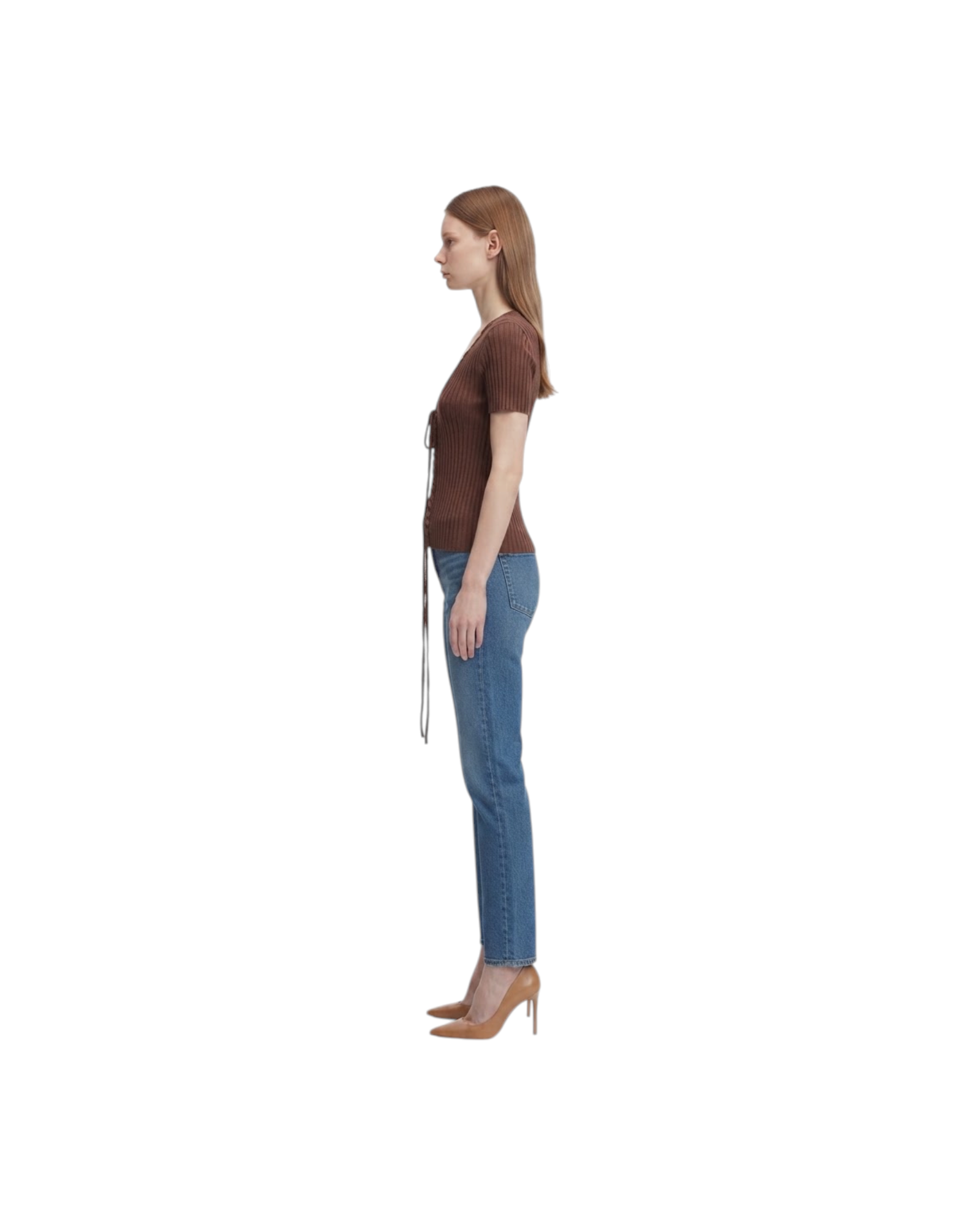CULT GAIA DAISY KNIT TOP MODEL
