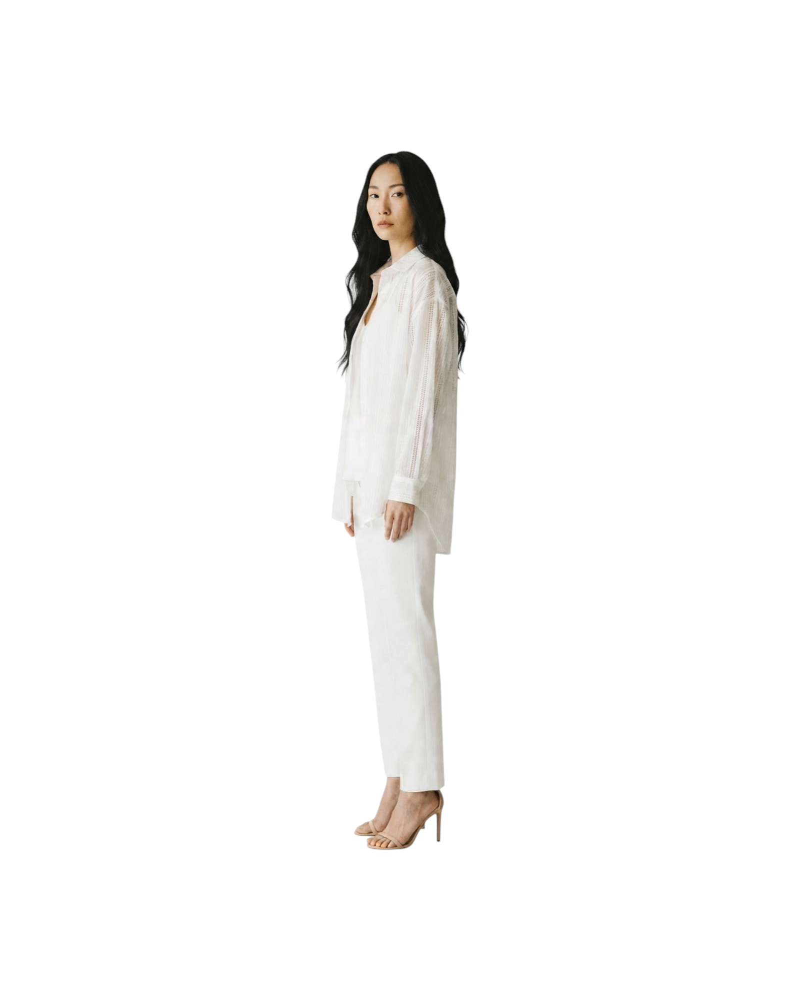 MELISSA ODABASH WOMEN'S TOPS-WHITE MODEL