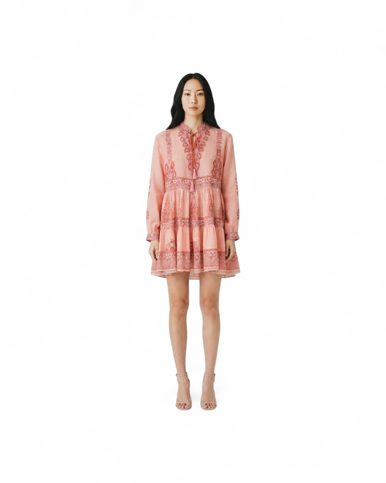 ETRO PINK SHORT DRESS MODEL