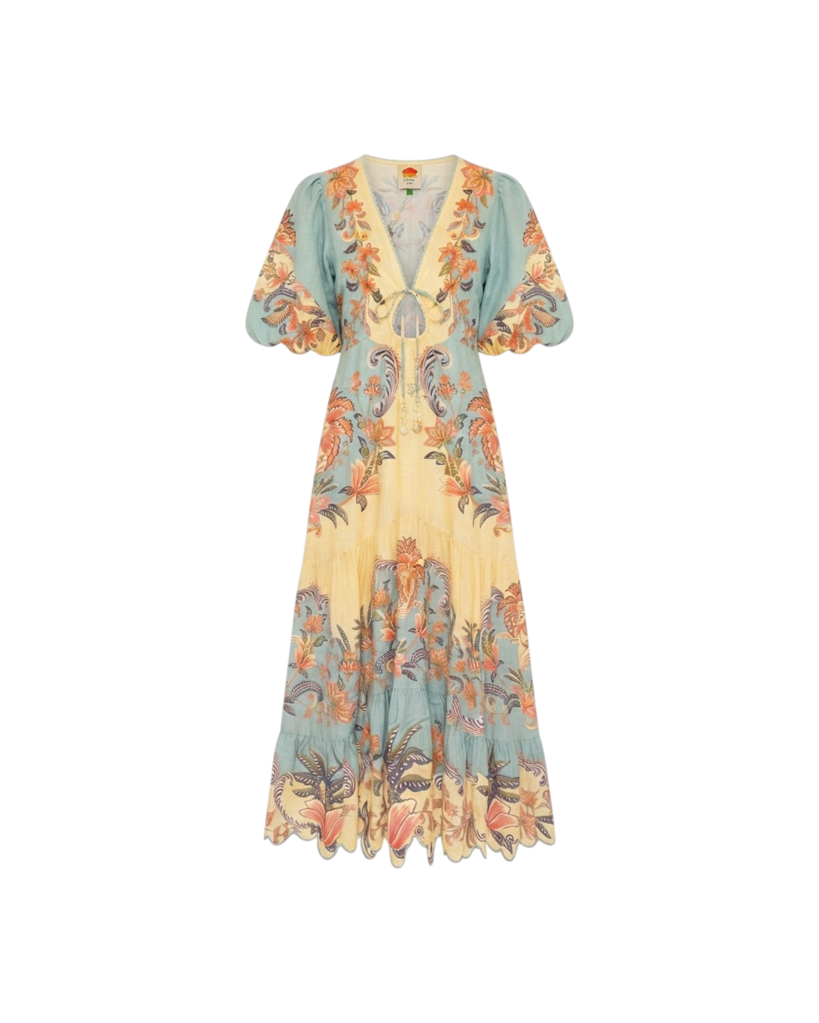 FARM RIO BOHO BEAUTY BUTTER MAXI DRESS-BOHO BEAUTY BUTTER CATALOGUE