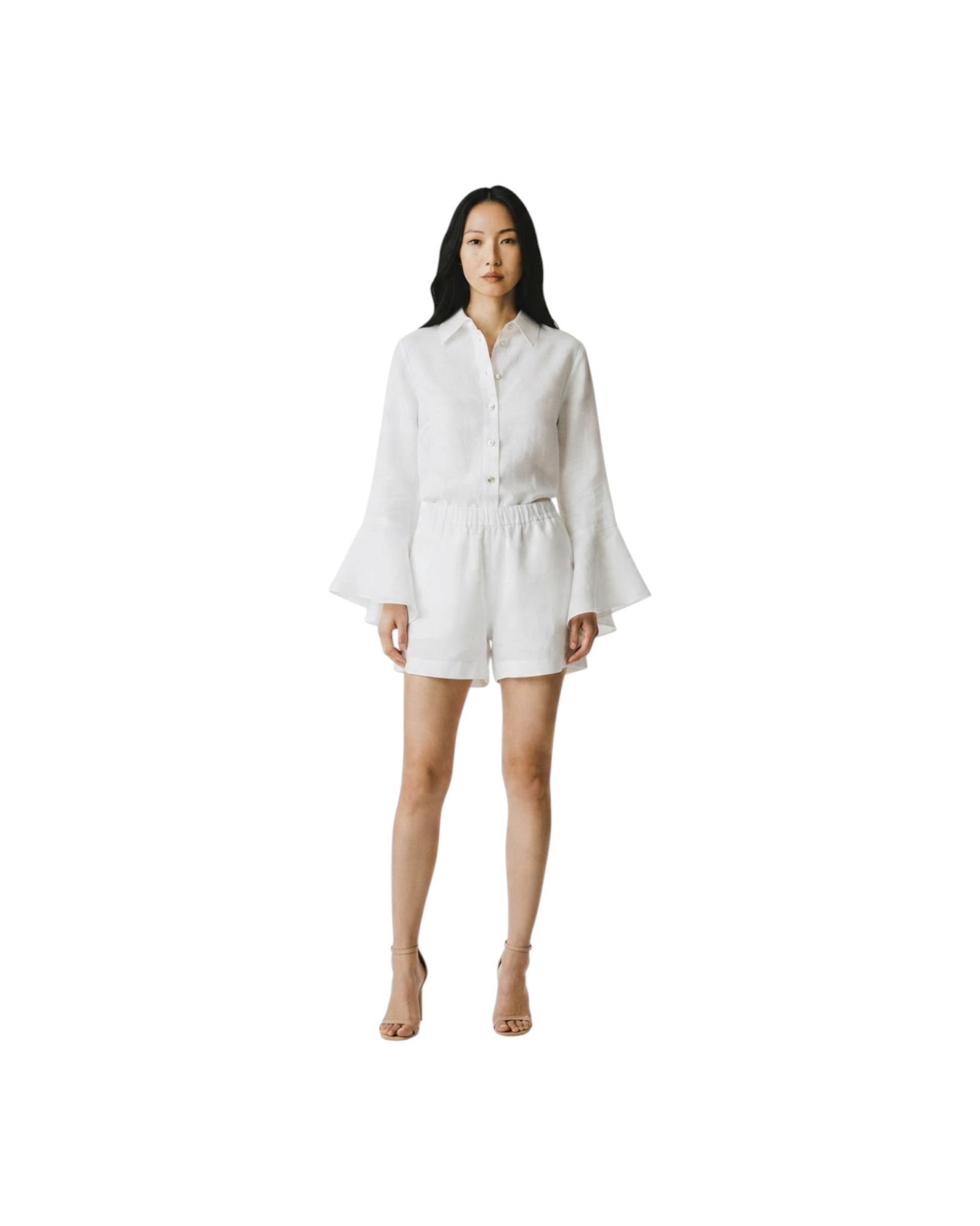 GIGI ASTYPALEA WHITE styled outfit; complementary pieces sold separately