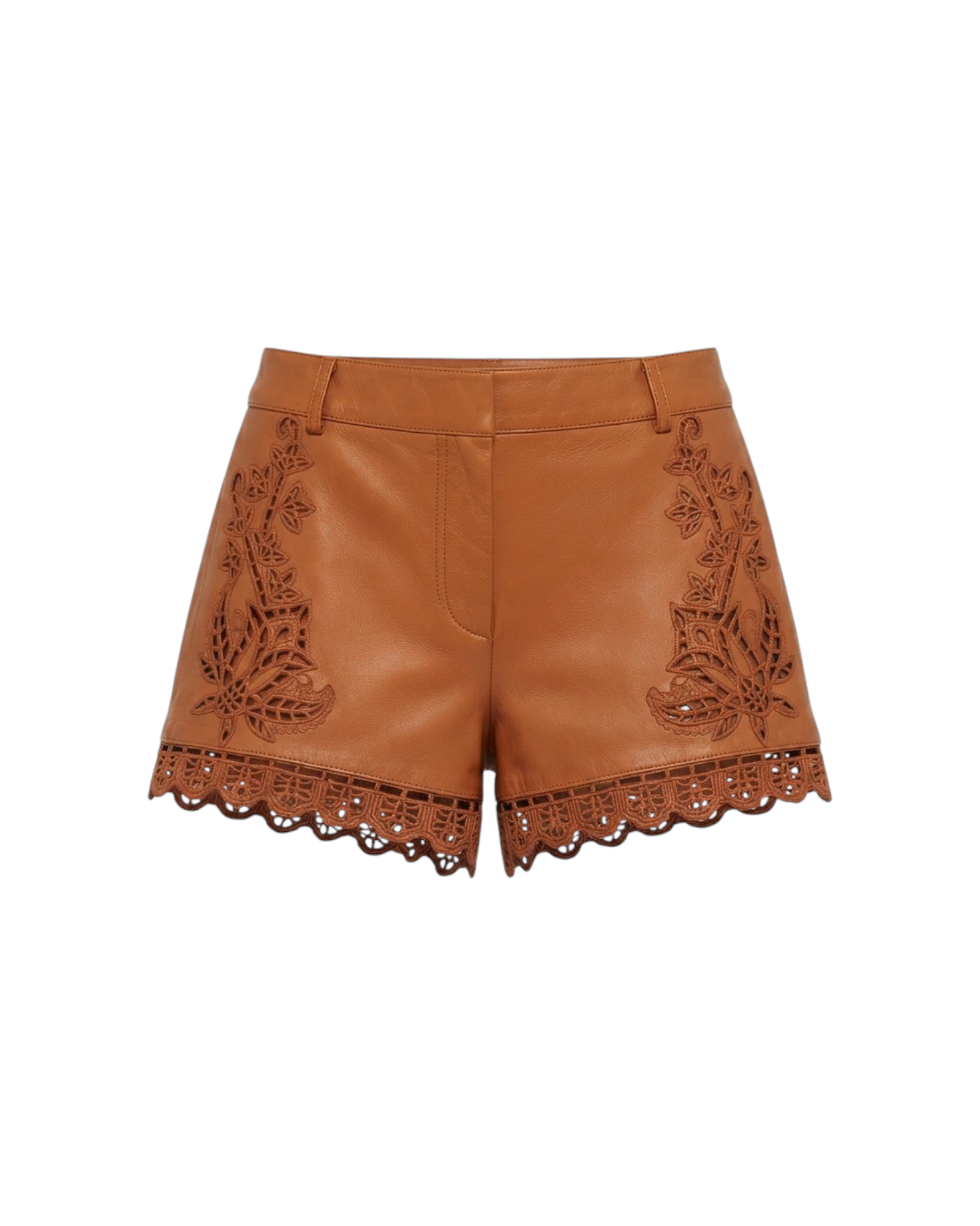 FARM RIO RICHILIEU CARAMEL LEATHER SHORT-CARAMEL CATALOGUE