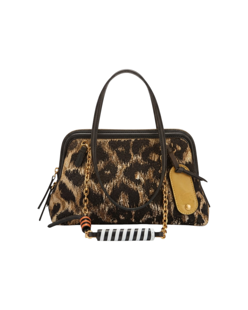 ETRO Shoulder Bag Doctor S Emroidery Raffia