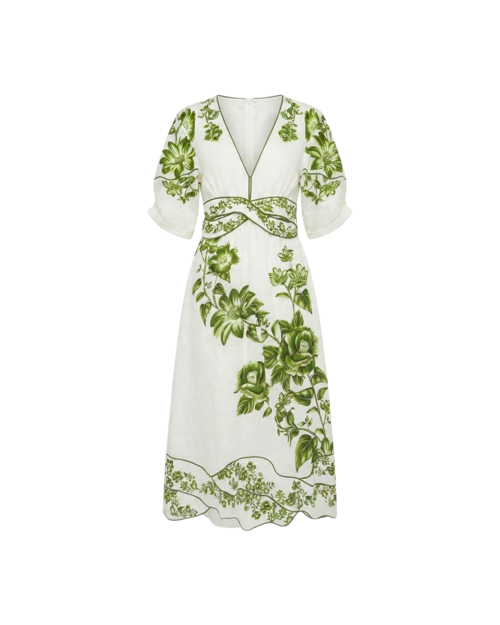 FARM RIO GREEN FLORAL CASCADE MAXI CATALOGUE
