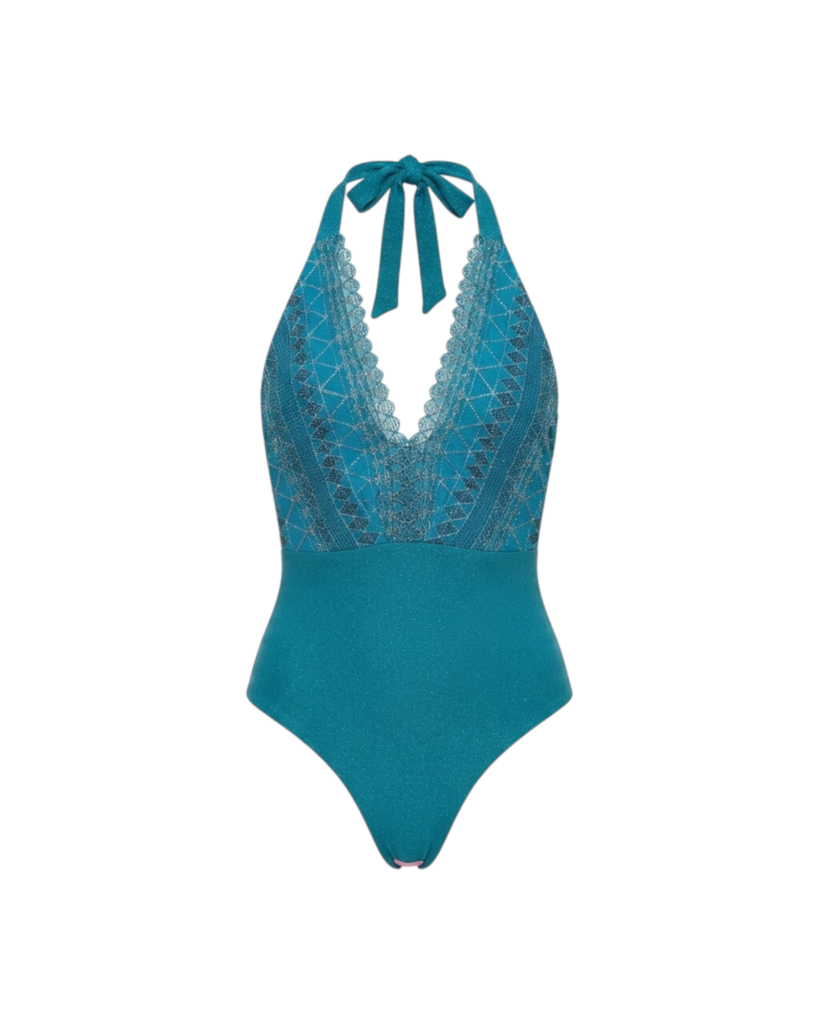 RAFFAELA D'ANGELO INTERO LUREX MACRAME
