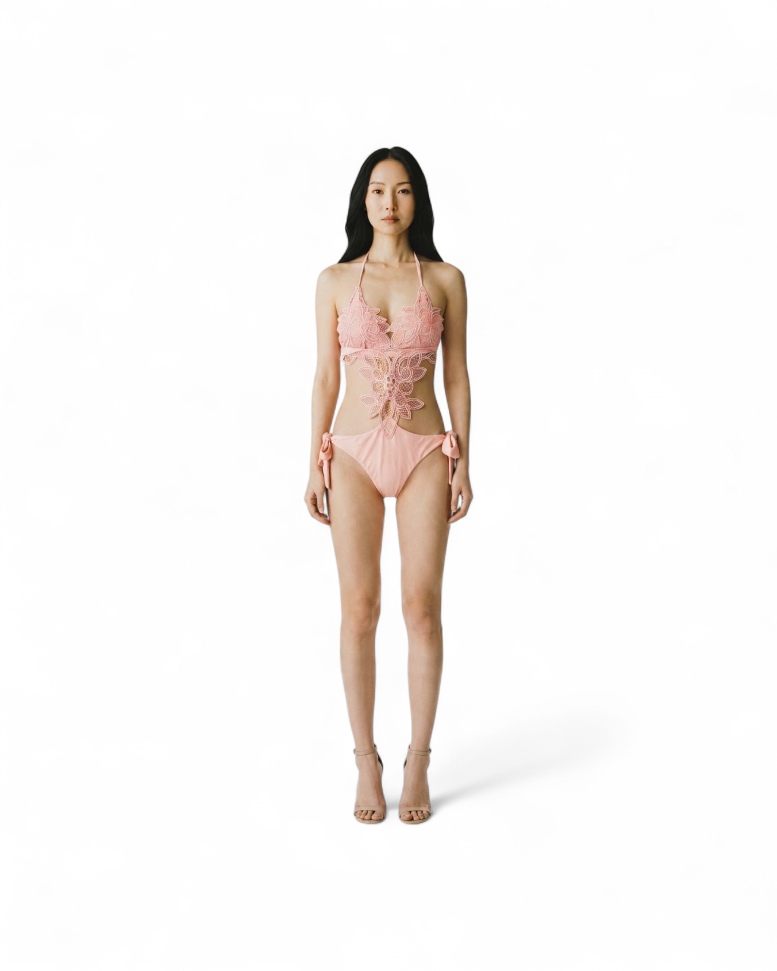 RAFFAELA D'ANGELO INTERO TRIKINI MACRAME MODEL