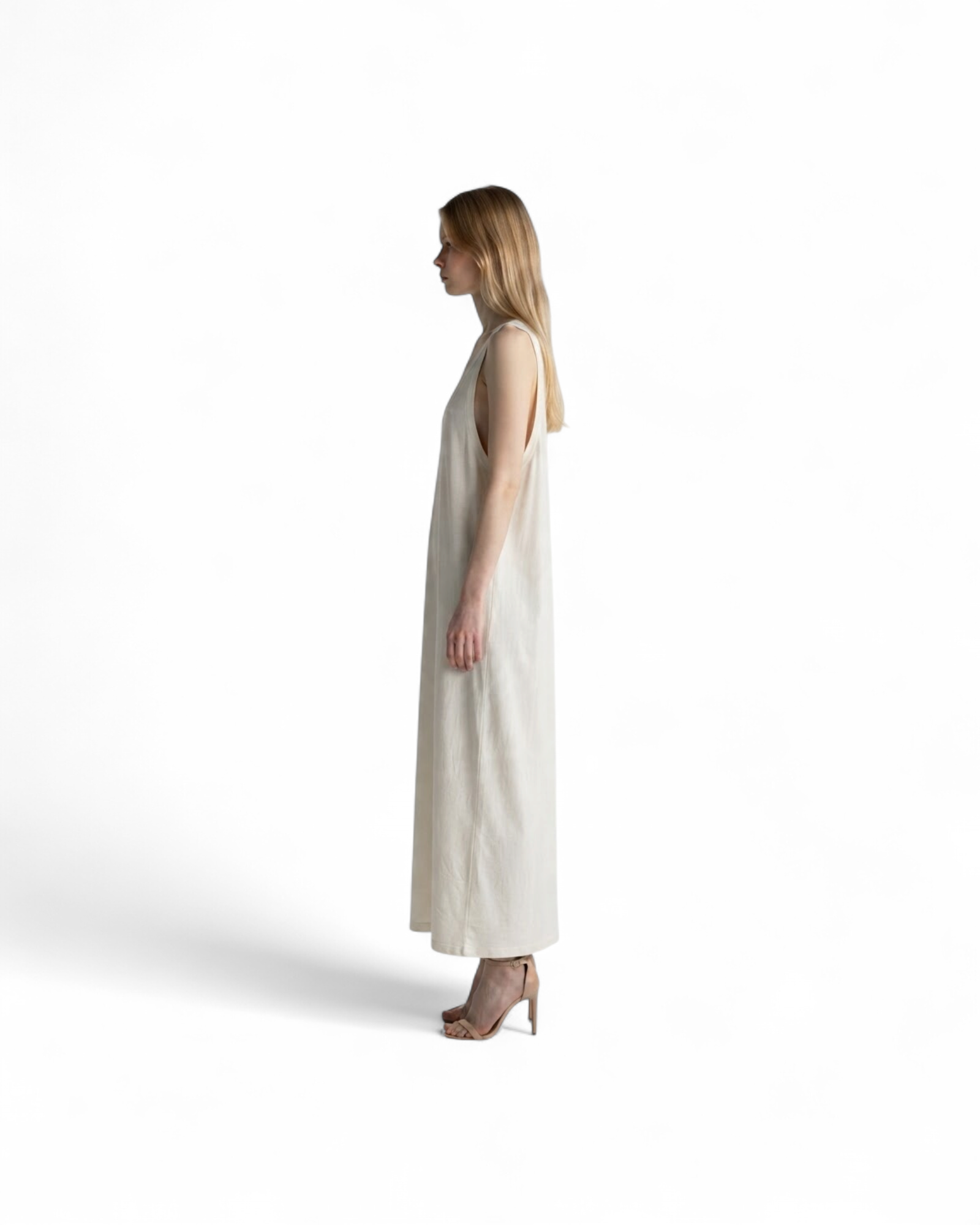 ISABEL BENENATO COTTON DRESS MODEL