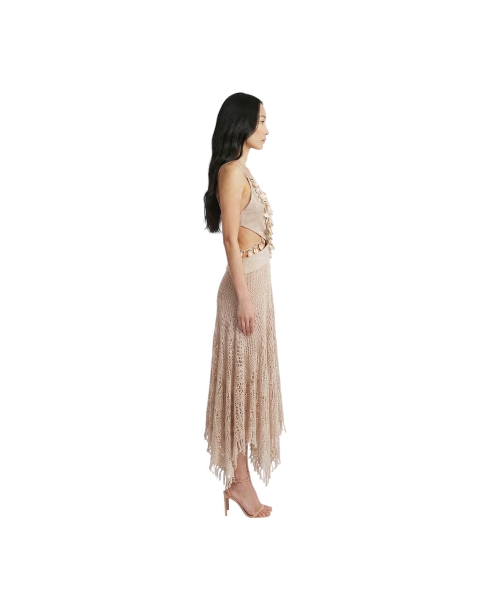 PATBO SEASHELL LYCRA PLUNGE BEACH MODEL