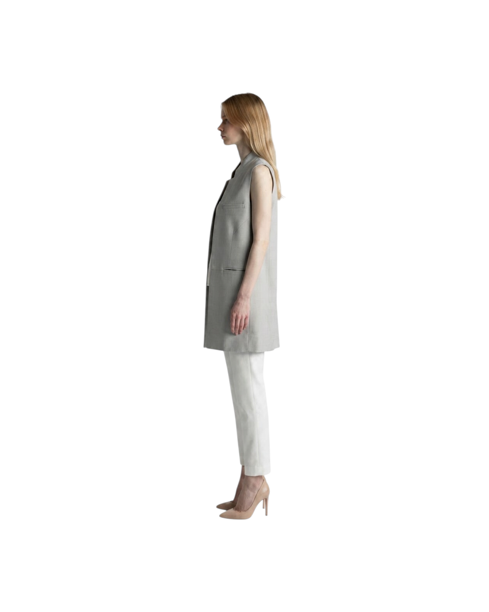 SALVATORE SANTORO SLEEVLESS JACKET MODEL