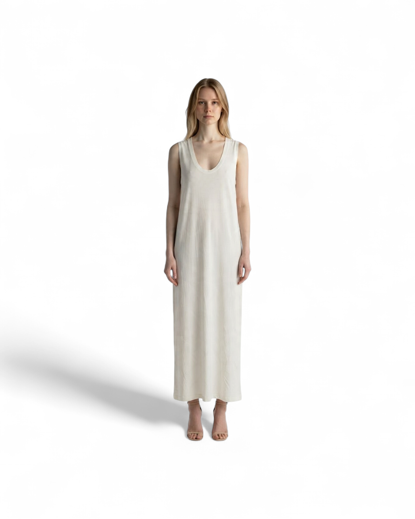ISABEL BENENATO COTTON DRESS MODEL