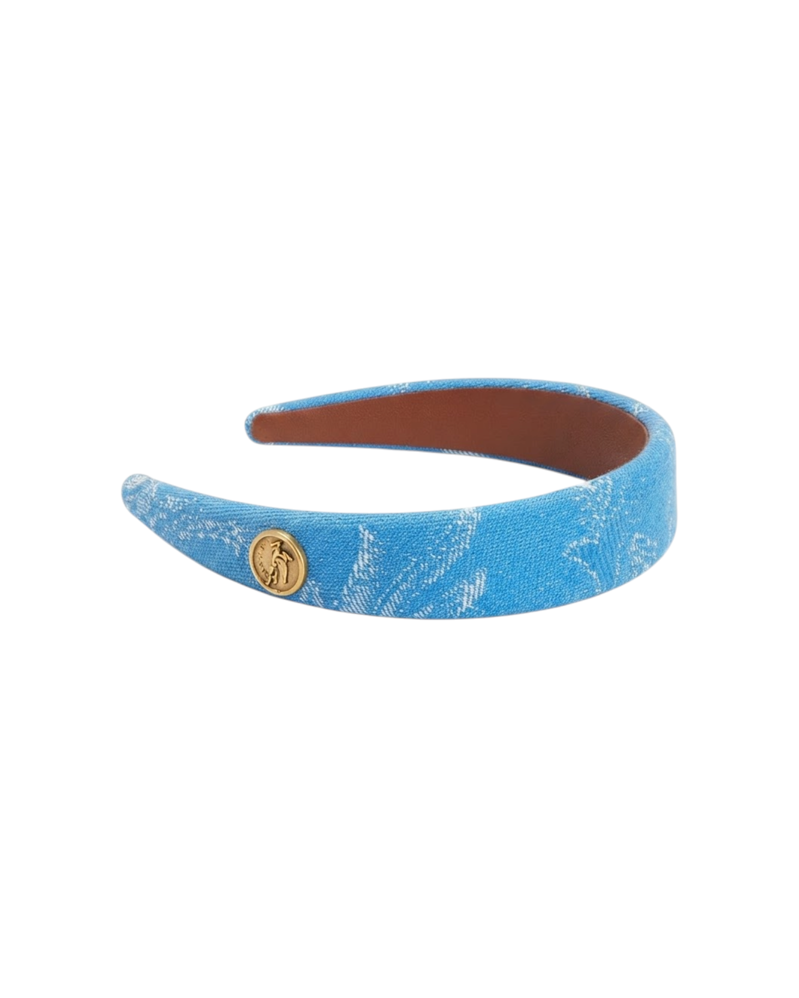 ETRO Hairband Denim Jaquard Stretch CATALOGUE