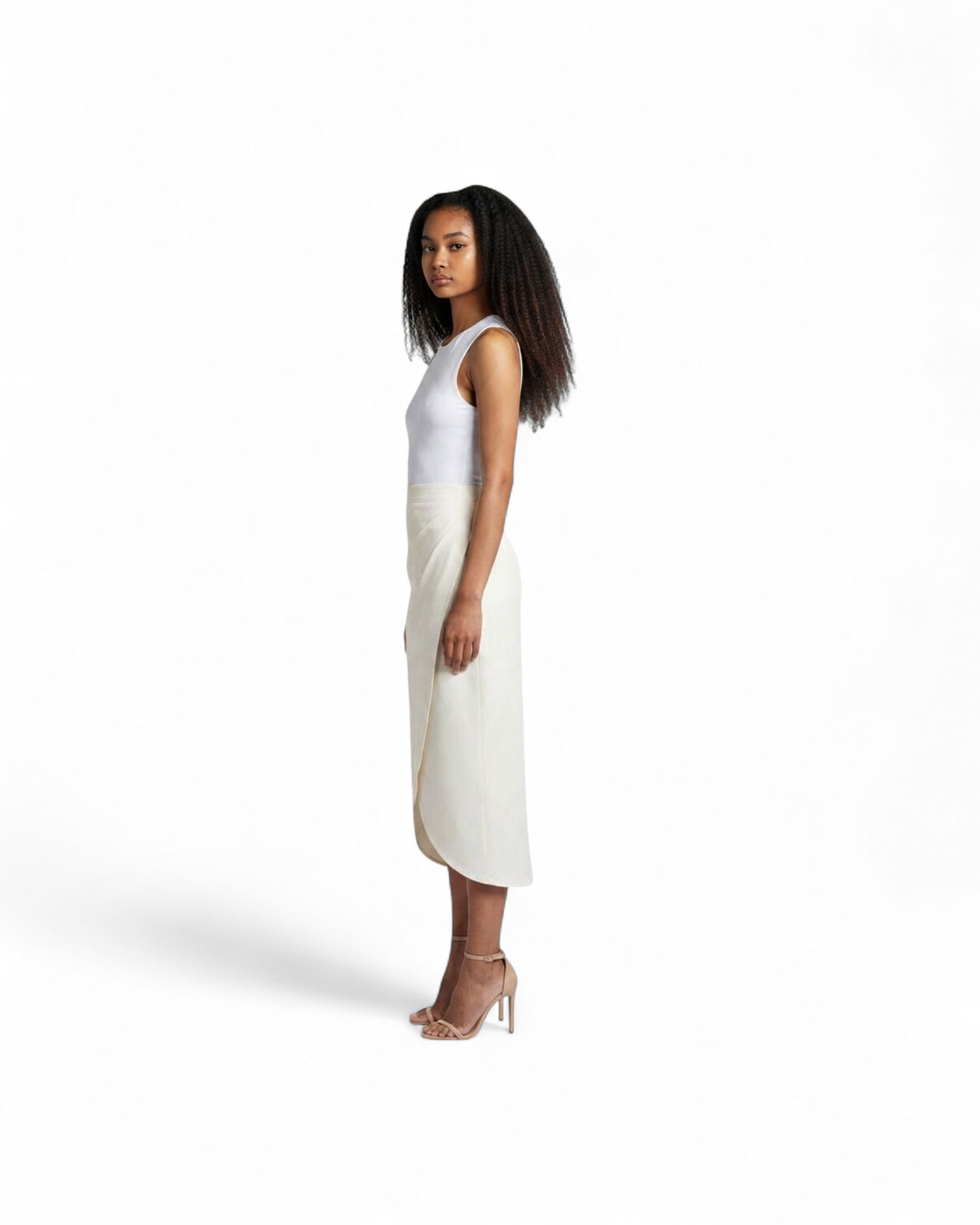 ISABEL BENENATO WRAP SKIRT MODEL