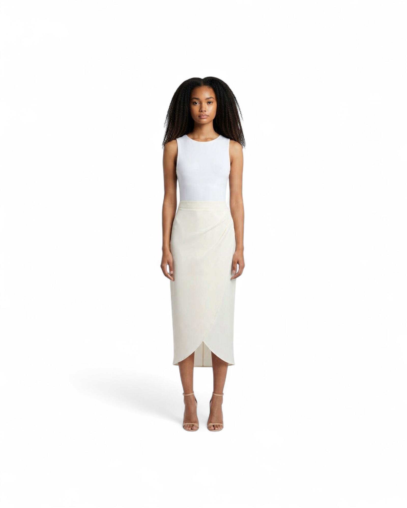 ISABEL BENENATO WRAP SKIRT MODEL