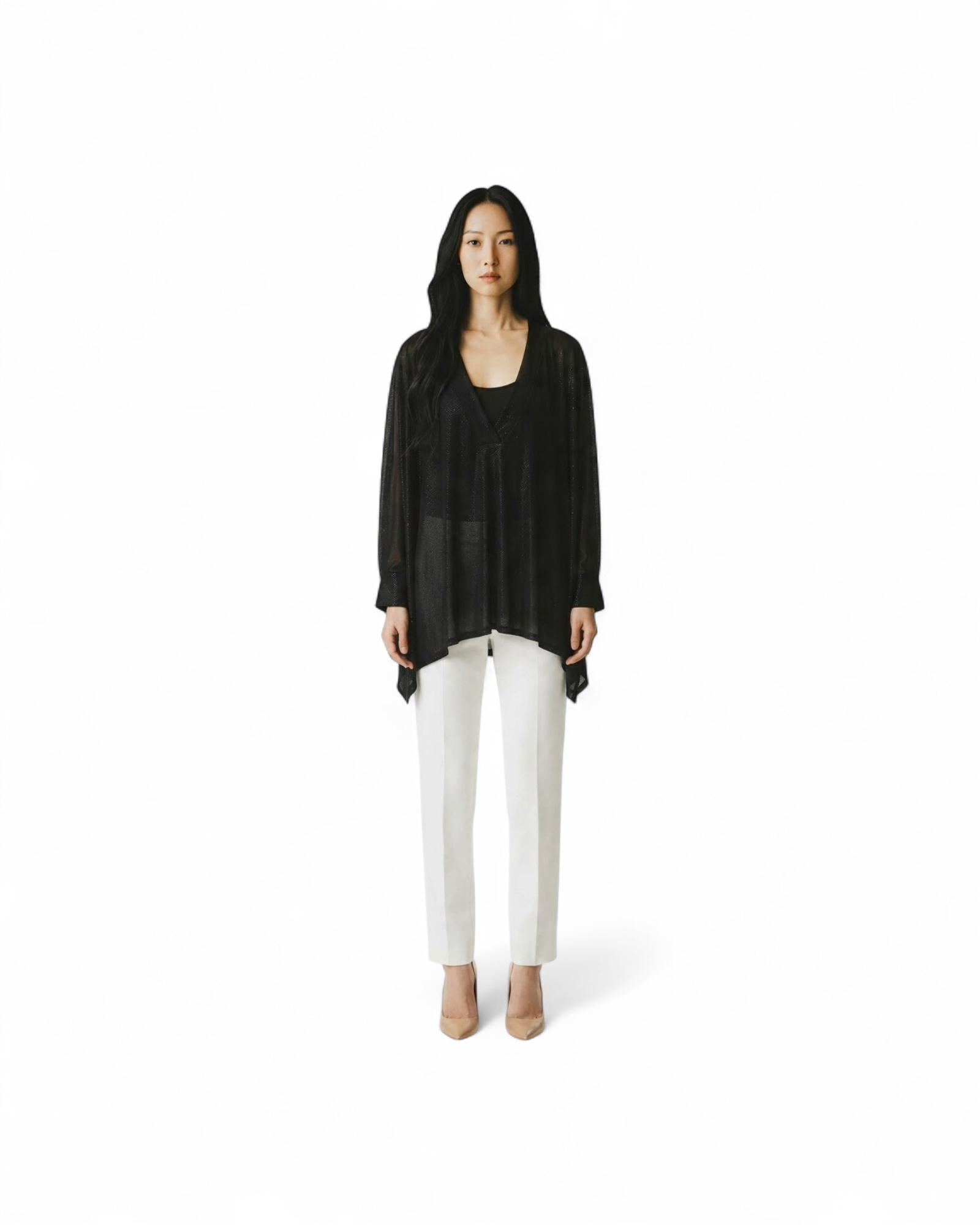 BALMAIN B-METAL/SHORT KAFTAN MODEL