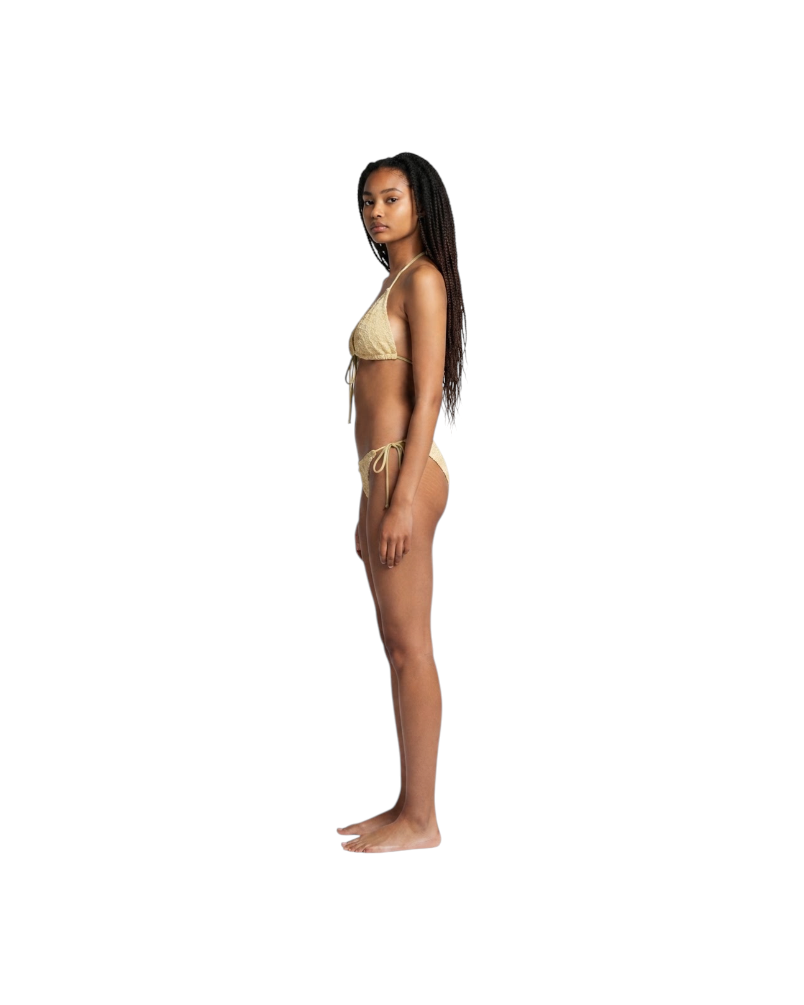 MISSONI BIKINI-SOLID COLOR RASCHEL LACE MODEL