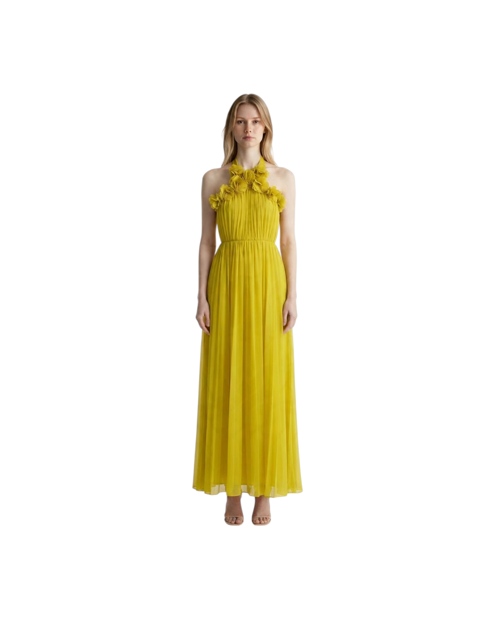 PATBO HAND-EMBROIDERED 3D FLOWER GOWN MODEL