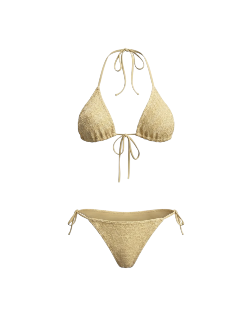 MISSONI BIKINI-SOLID COLOR RASCHEL LACE