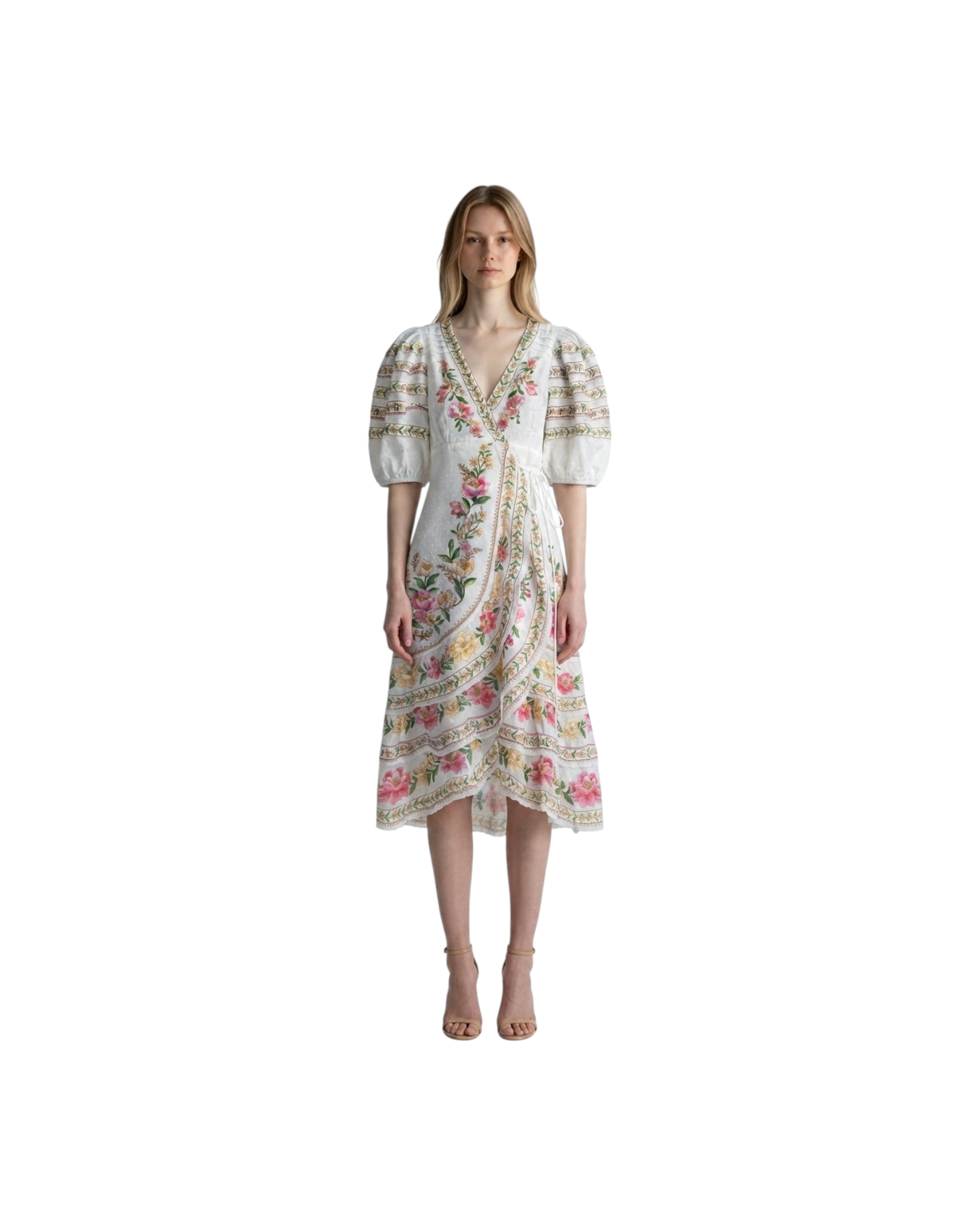 FARM RIO PALM DREAM DRESS MODEL