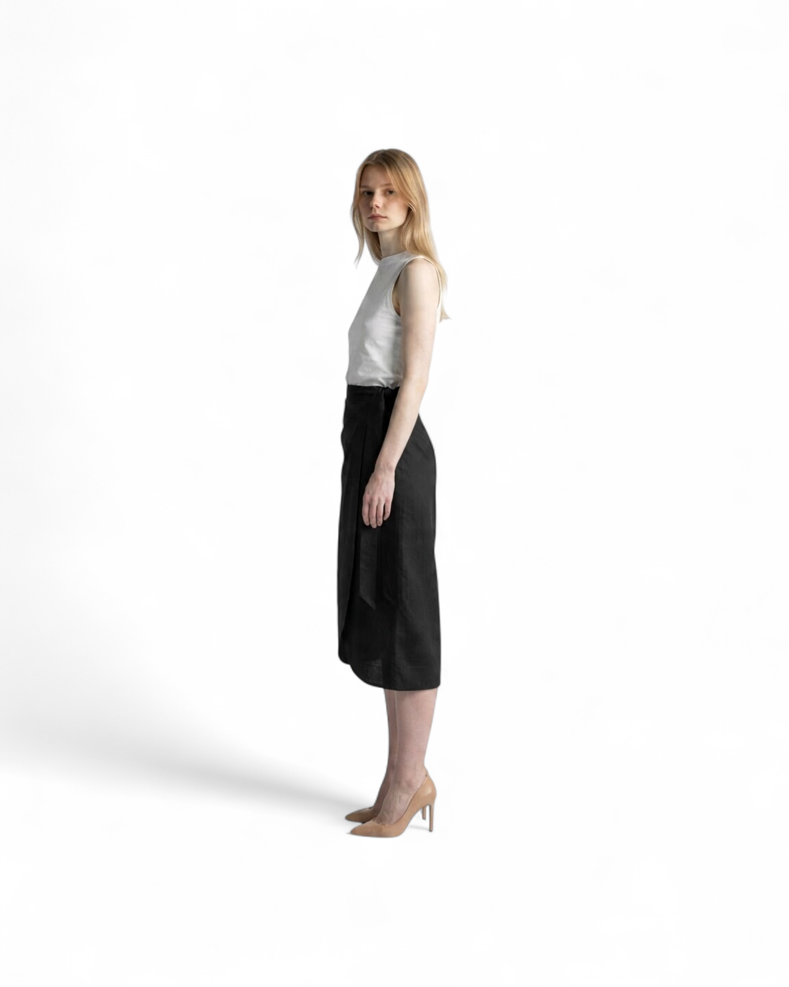 ISABEL BENENATO WRAP SKIRT MODEL