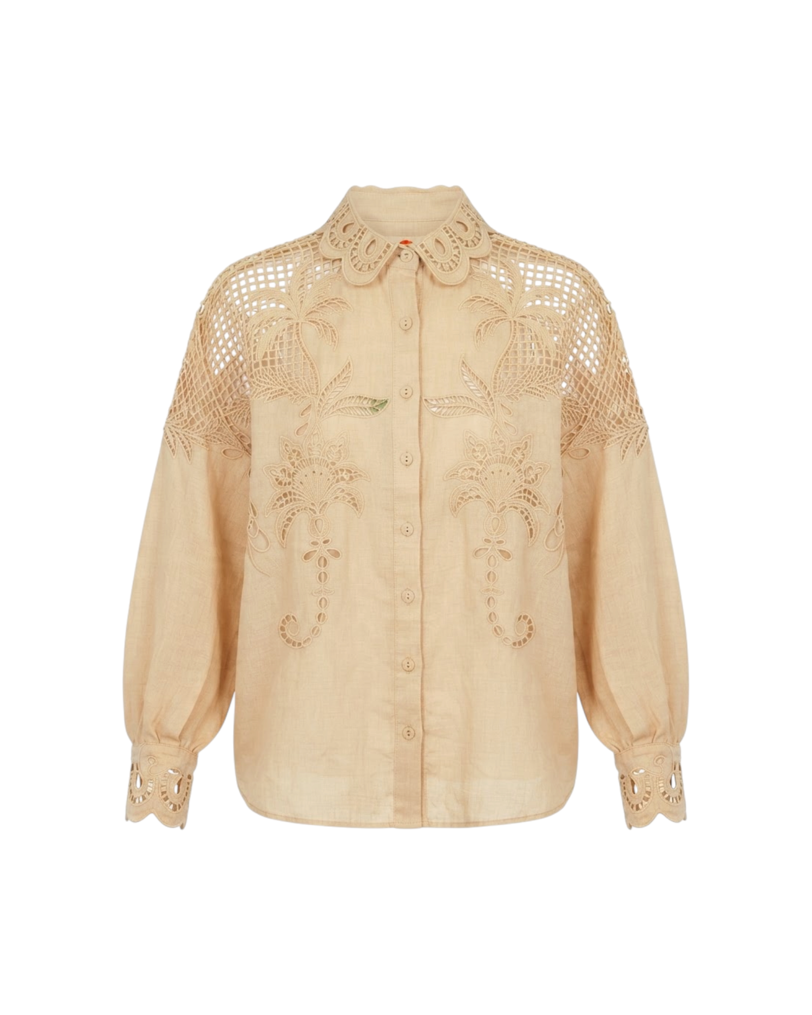FARM RIO KHAKI PALMS RICHELIEN SHIRT CATALOGUE